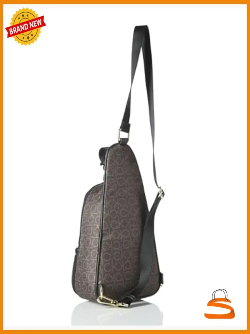 Sling Backpack - Nylon, Convertible, Adjustable Strap, 3 Pockets, Lightweight